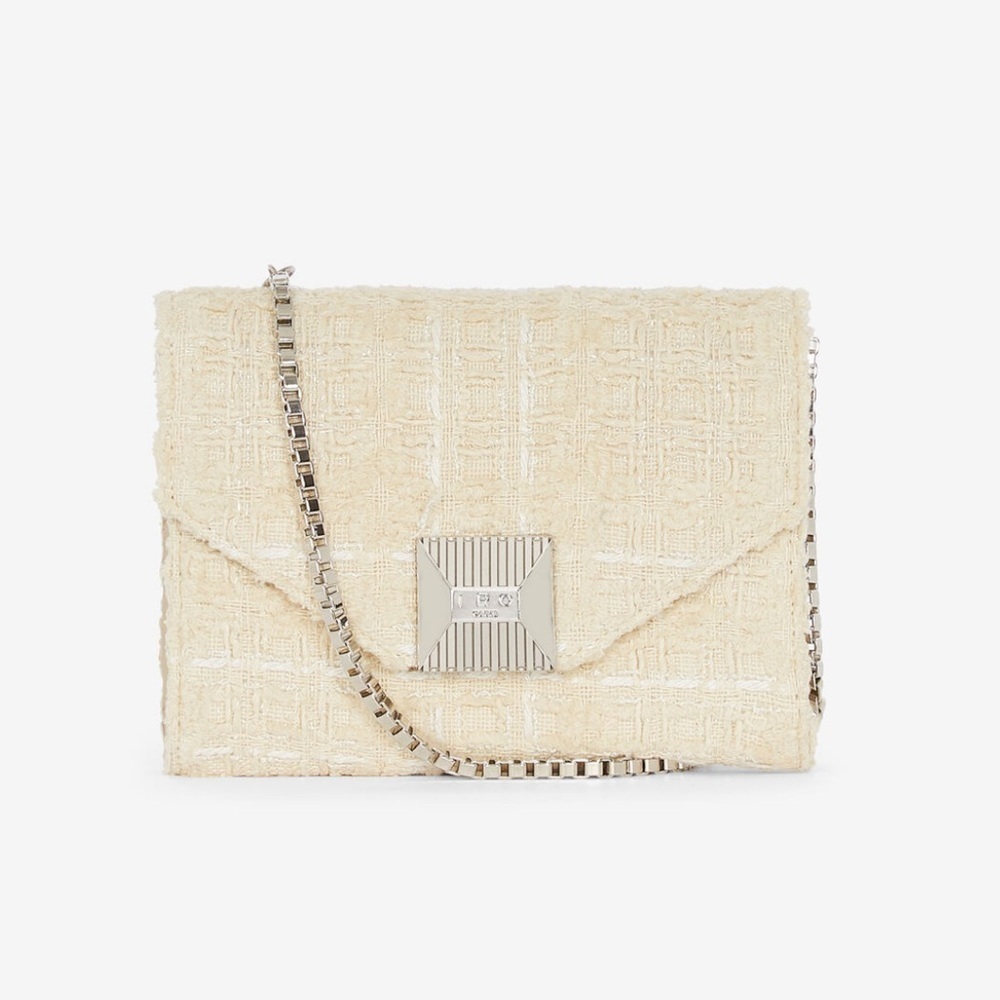 IRO TWEED BAG WITH CHAIN